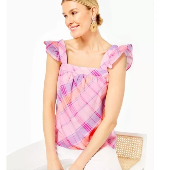 Lilly Pulitzer Reyna Top - Picture 1 of 10
